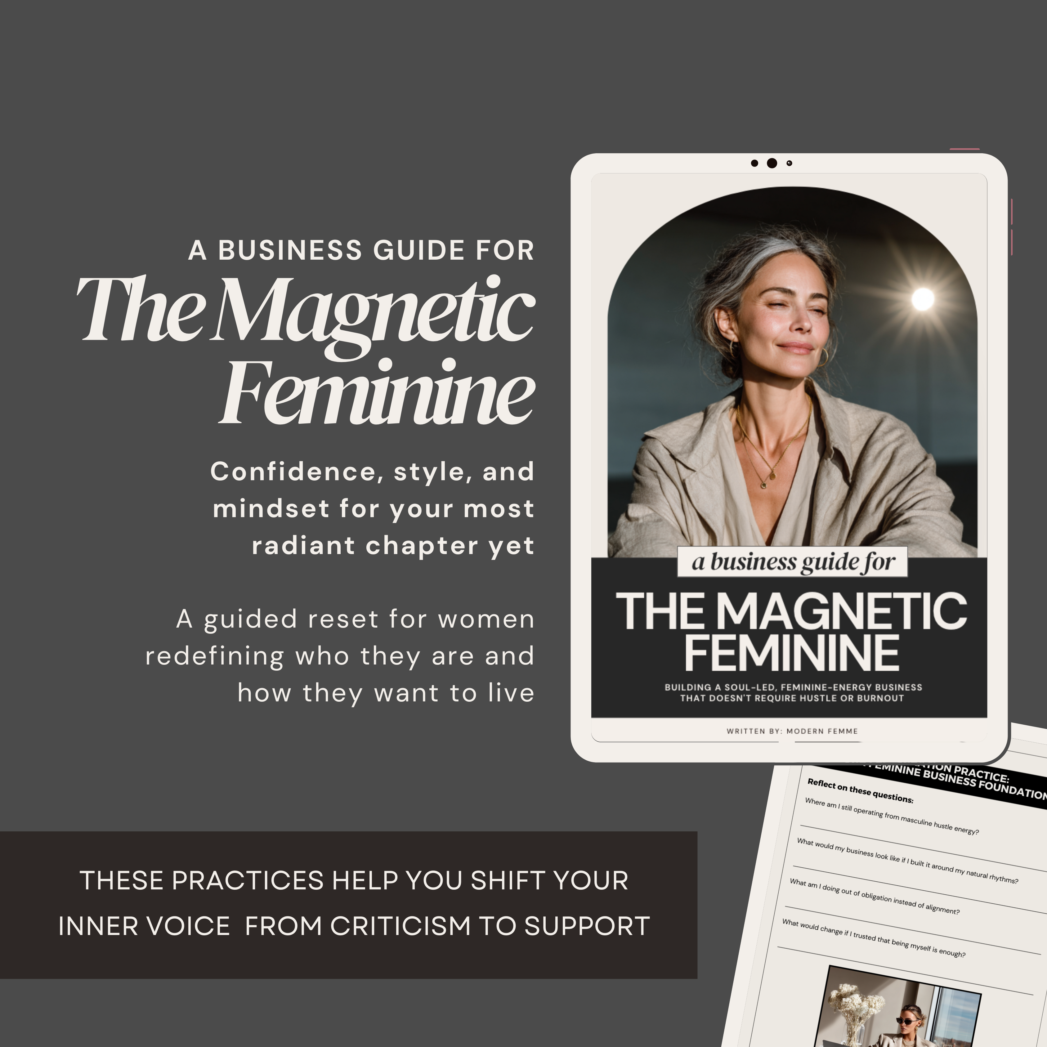 The Magnetic Feminine: A 64-Page Business Guide for Confidence, Style & Mindset