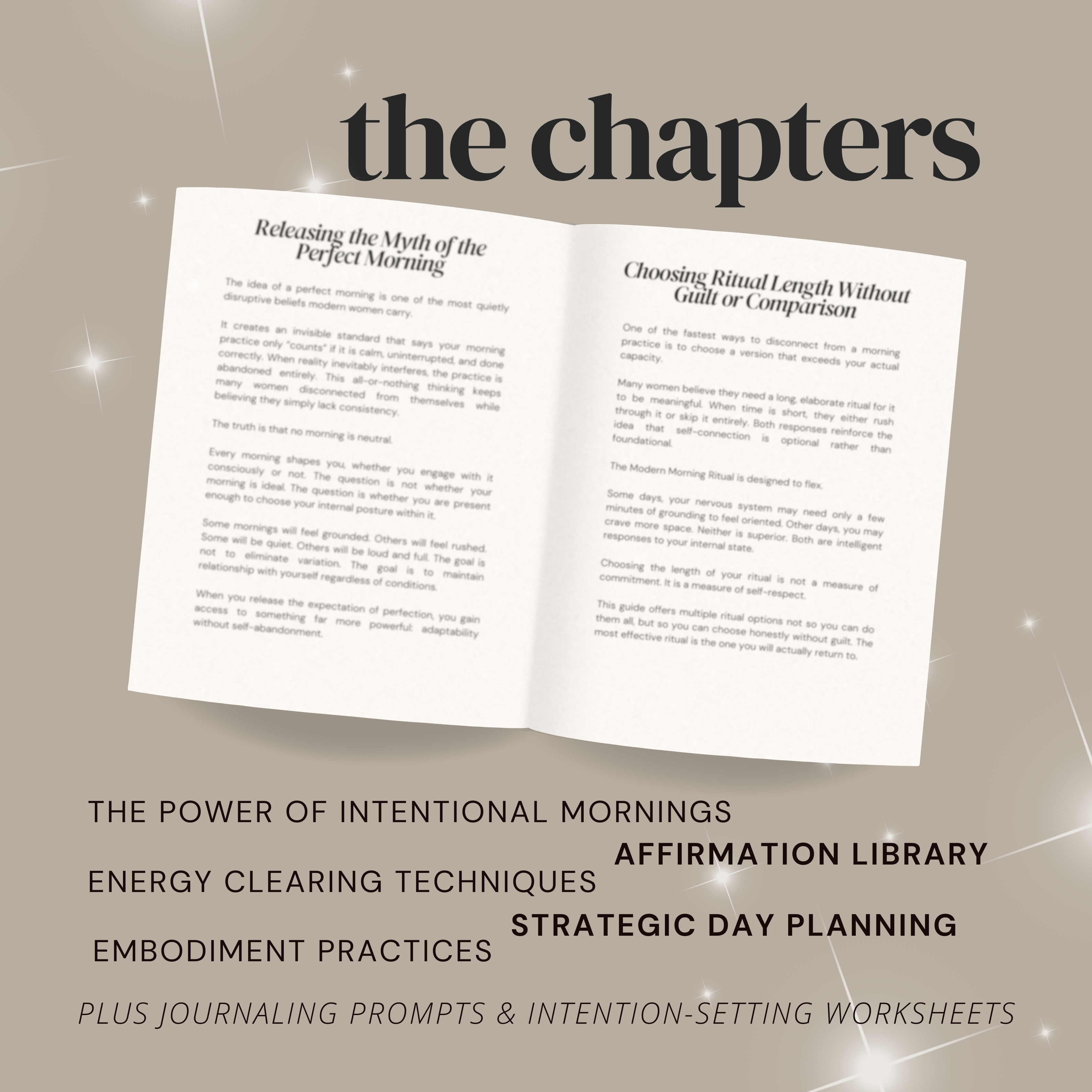 The Modern Feminine Morning Ritual: A 26-Page Grounding Practice for Mindset & Intention